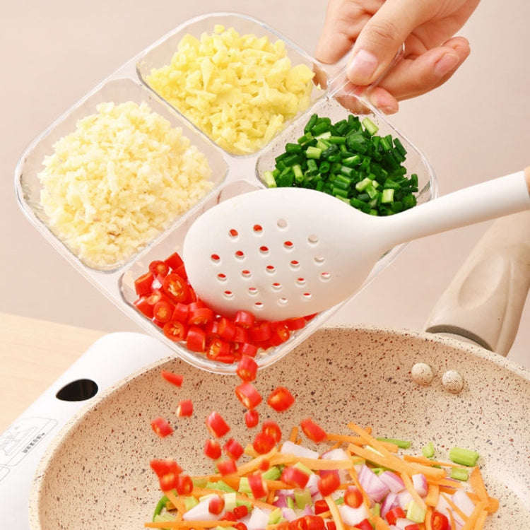 Multipurpose Quad Compartment Side Dish Kitchen Storage Spice Tray(Cream White)