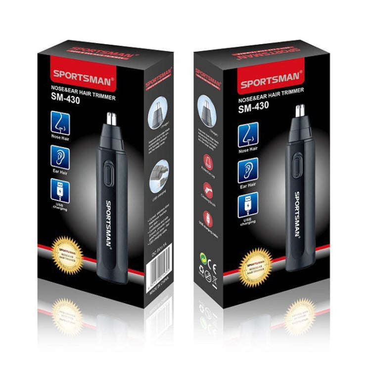 SPORTSMAN Men Electric Nose Hair Cutter, Size: USB Charging(Black)