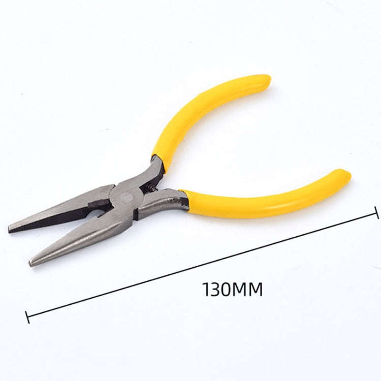 4.5 Inch Industrial Grade Mini Wire Pliers Portable Handmade Pliers With Plasticized Handle(Point...