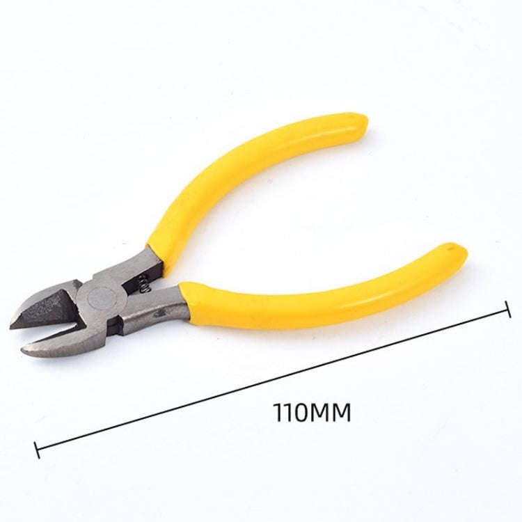4.5 Inch Industrial Grade Mini Wire Pliers Portable Handmade Pliers With Plasticized Handle(Diago...