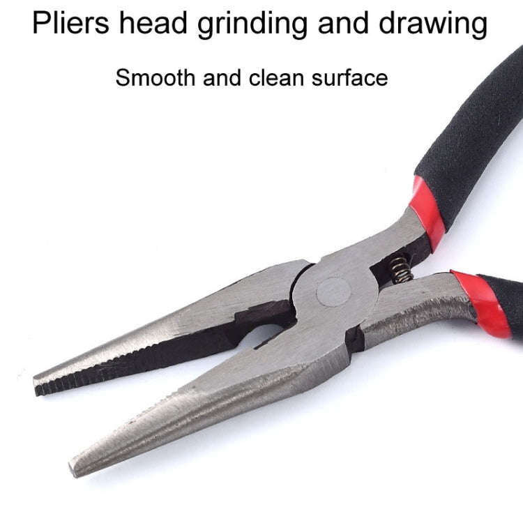 4.5 Inch Industrial Grade Mini Wire Pliers Portable Handmade Pliers With Plasticized Handle(Diago...