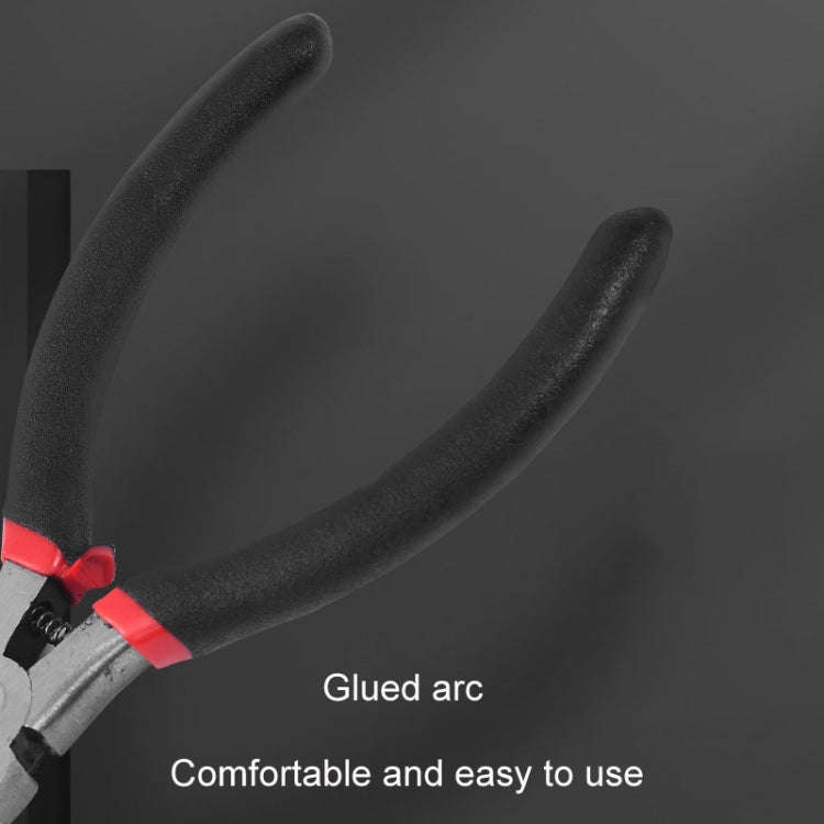 4.5 Inch Industrial Grade Mini Wire Pliers Portable Handmade Pliers With Plasticized Handle(Point...