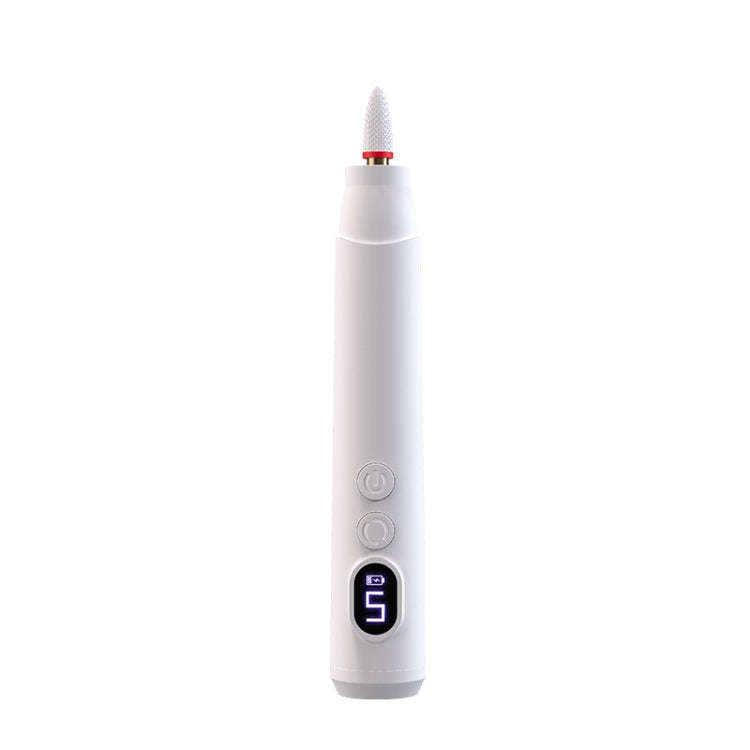 HX-10 LED Digital Display Multifunctional Nail Polisher Polishing and Exfoliating Manicure Tools(...