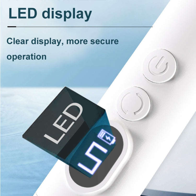 HX-10 LED Digital Display Multifunctional Nail Polisher Polishing and Exfoliating Manicure Tools(...