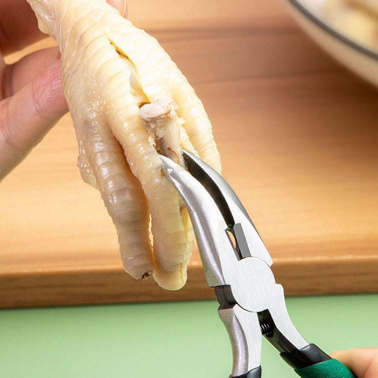 Chicken Claw Boning Tool Boning Knife Chicken Feet Bone Removal Pliers, Color: Blue