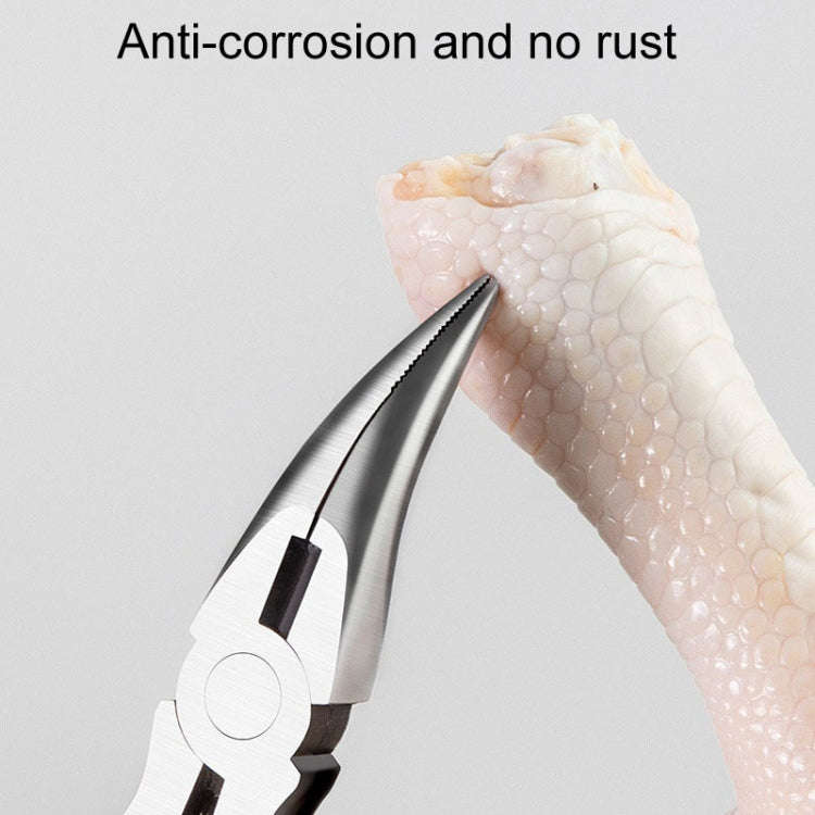 Chicken Claw Boning Tool Boning Knife Chicken Feet Bone Removal Pliers, Color: Blue