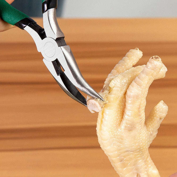 Chicken Claw Boning Tool Boning Knife Chicken Feet Bone Removal Pliers, Color: Blue