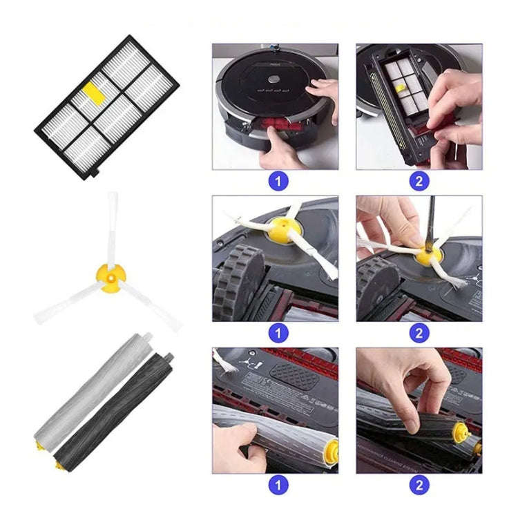 19 In 1 Sweeper Accessories For iRobot Roomba 800 & 900 Series