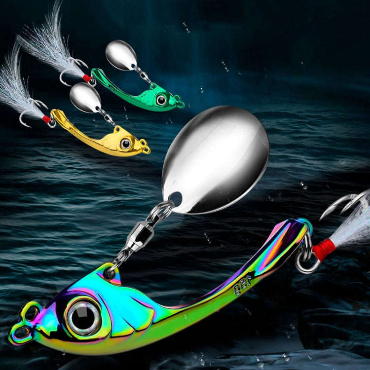 PROBEROS DW570 Fishing Lures Spinning Sequins Long Casting Tremor Swimming VIB Micro Tremor Zinc ...
