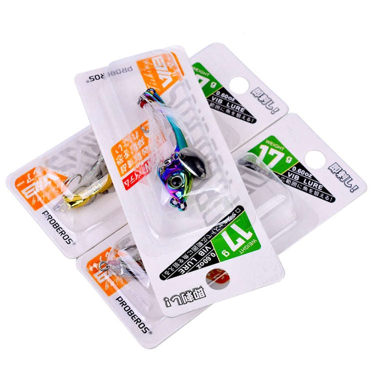 PROBEROS DW570 Fishing Lures Spinning Sequins Long Casting Tremor Swimming VIB Micro Tremor Zinc ...