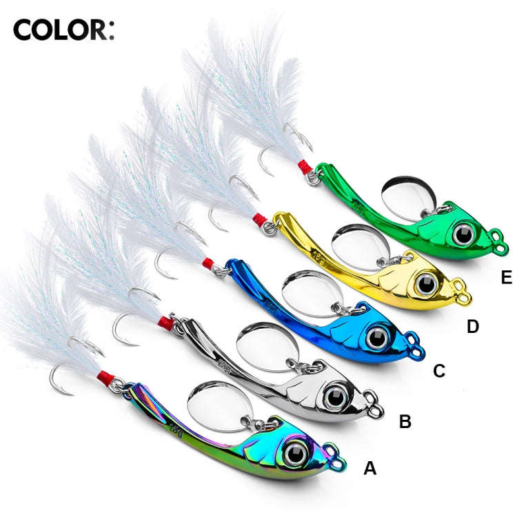 PROBEROS DW570 Fishing Lures Spinning Sequins Long Casting Tremor Swimming VIB Micro Tremor Zinc ...