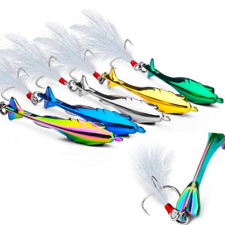 PROBEROS DW570 Fishing Lures Spinning Sequins Long Casting Tremor Swimming VIB Micro Tremor Zinc ...