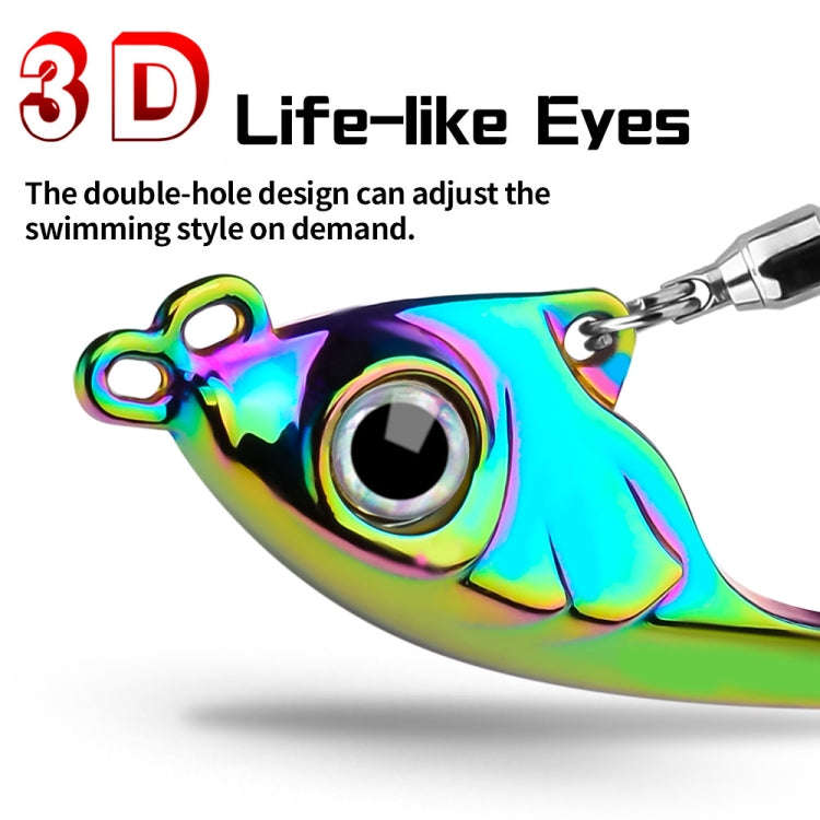 PROBEROS DW570 Fishing Lures Spinning Sequins Long Casting Tremor Swimming VIB Micro Tremor Zinc ...