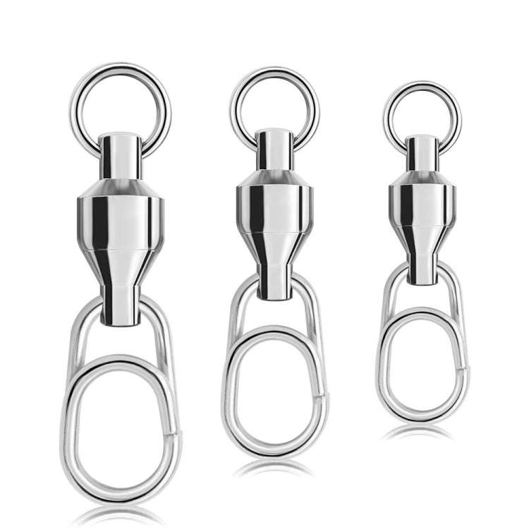 5pcs /Pack PROBEROS DAC006 Lure Baits 8-Type Rings Connector High-Speed Bearing Swivel Oval Pin F...