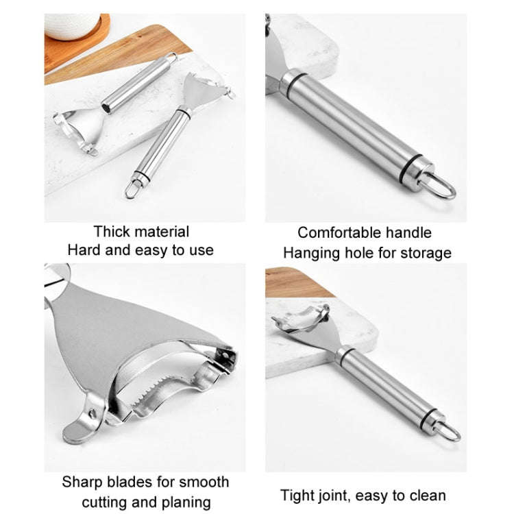 Stainless Steel Manual Corn Thresher Vegetable Peeler And Shaving Tool, Model: SJ-19 Light Handle...