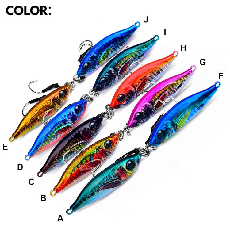 PROBEROS  LF136 Fishing Lure 3D Spray Painted Imitation Bait Long Casting Freshwater Fishing Warb...