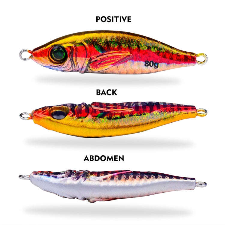 PROBEROS  LF136 Fishing Lure 3D Spray Painted Imitation Bait Long Casting Freshwater Fishing Warb...