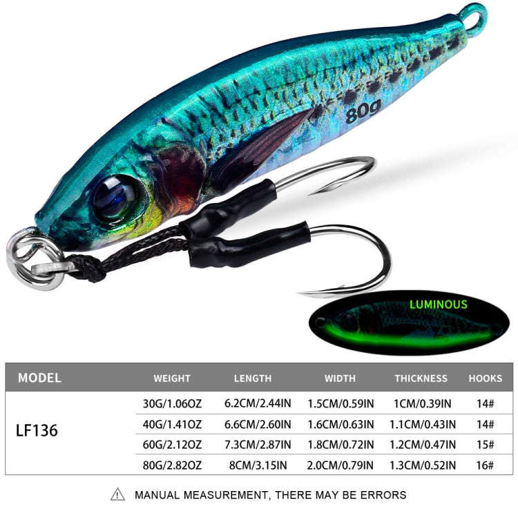 PROBEROS  LF136 Fishing Lure 3D Spray Painted Imitation Bait Long Casting Freshwater Fishing Warb...