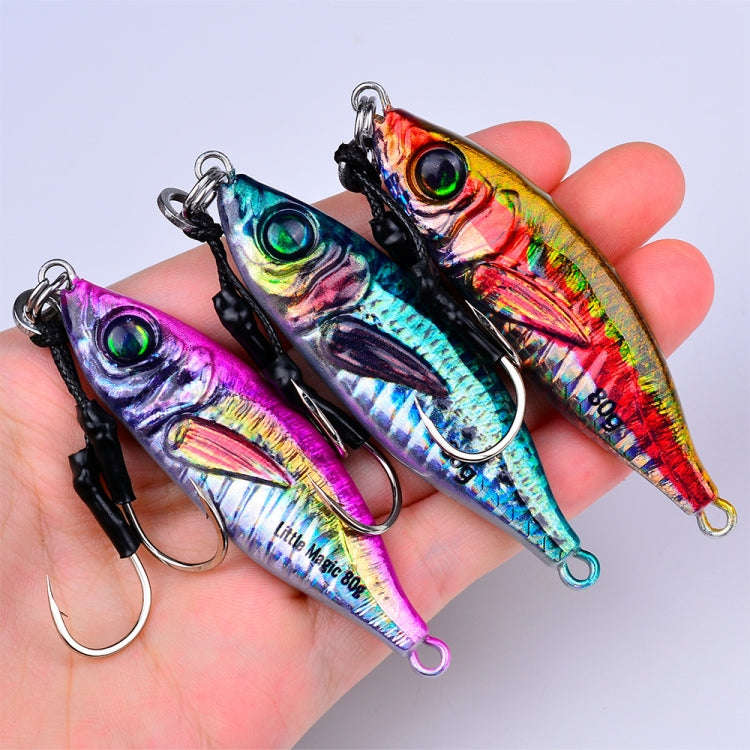 PROBEROS  LF136 Fishing Lure 3D Spray Painted Imitation Bait Long Casting Freshwater Fishing Warb...