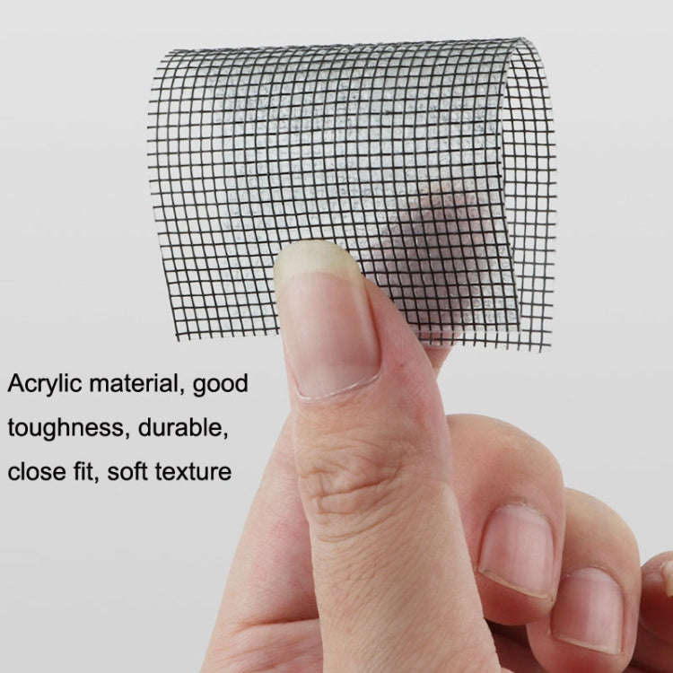 5cm x 5m Door Curtain Mosquito Net Screen Window Anti-Mosquito Repair Subsidy(Black)
