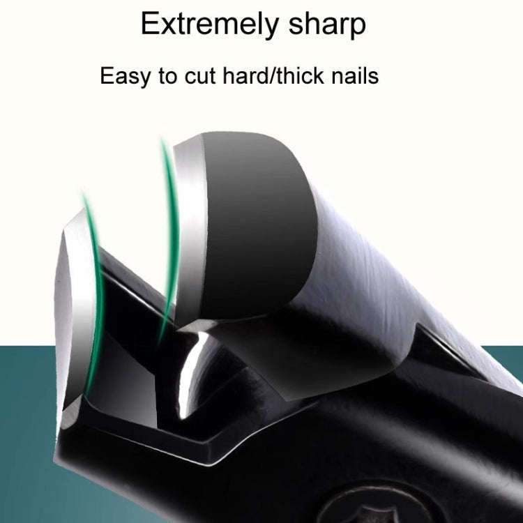 Large Opening For Thick And Hard Nail Clippers Anti-Splash Nail Scissors(Green)