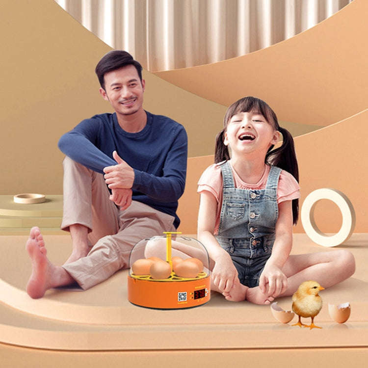 6-Eggs Small Household Experimental Children Smart Chicken Incubators, Spec: Automatic AU Plug