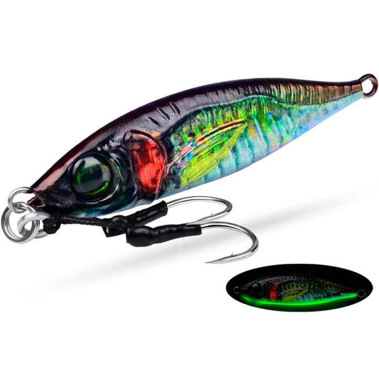 PROBEROS LF137 3D Spray Painted Bionic Lure Warp Bass Leader Fish Long Casting Freshwater Sea Lum...