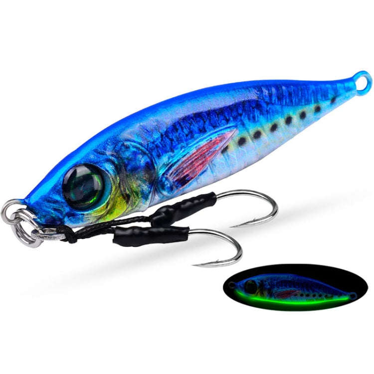 PROBEROS LF137 3D Spray Painted Bionic Lure Warp Bass Leader Fish Long Casting Freshwater Sea Lum...