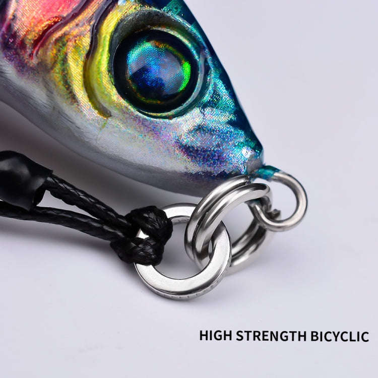 PROBEROS LF137 3D Spray Painted Bionic Lure Warp Bass Leader Fish Long Casting Freshwater Sea Lum...
