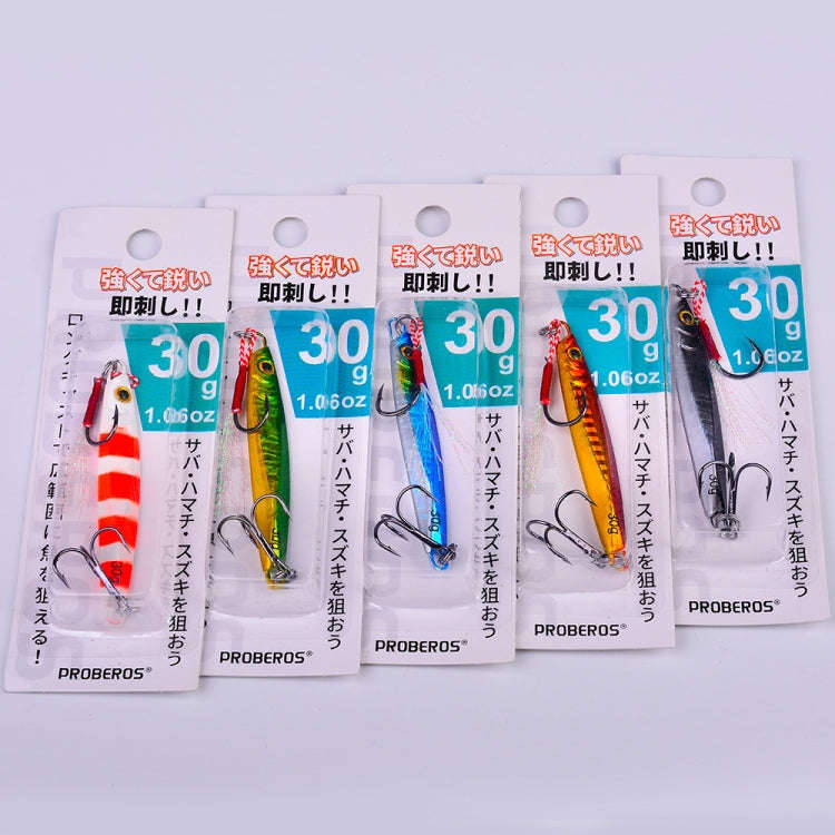 PROBEROS LF128 Long Casting Lure Iron Plate Lead Fish Freshwater Sea Fishing Warp Bass Metal Sequ...