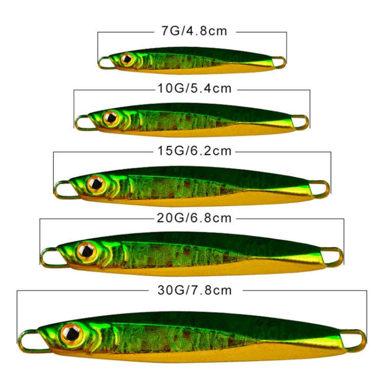 PROBEROS LF128 Long Casting Lure Iron Plate Lead Fish Freshwater Sea Fishing Warp Bass Metal Sequ...