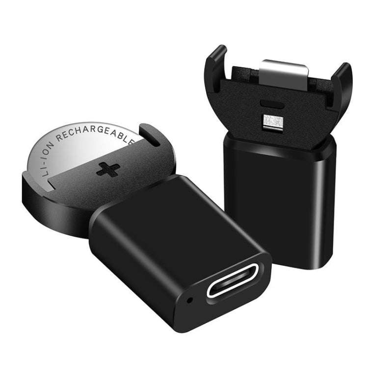Key Toys LIR2032 Rechargeable Button Battery Charger(Black With Cable)