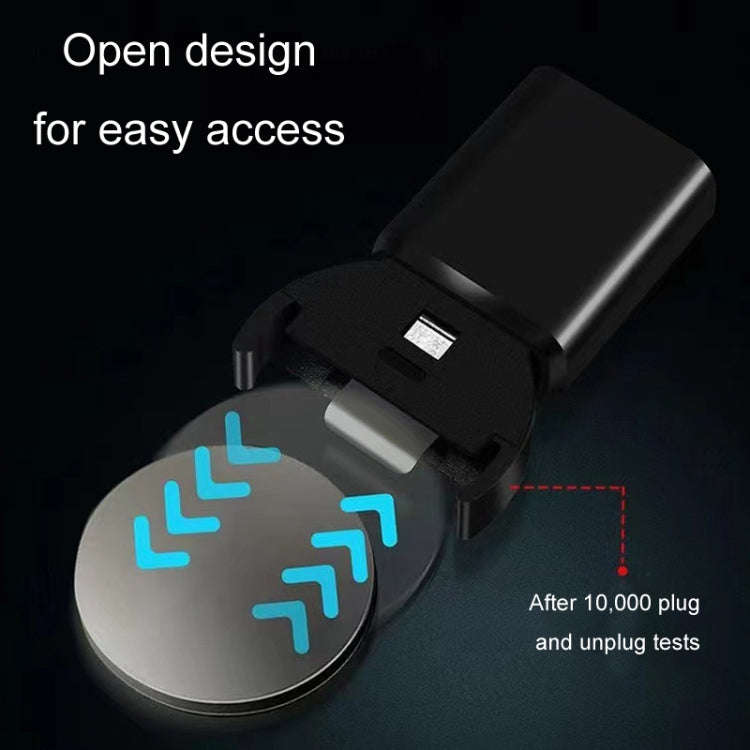 Key Toys LIR2032 Rechargeable Button Battery Charger(Black With Cable)