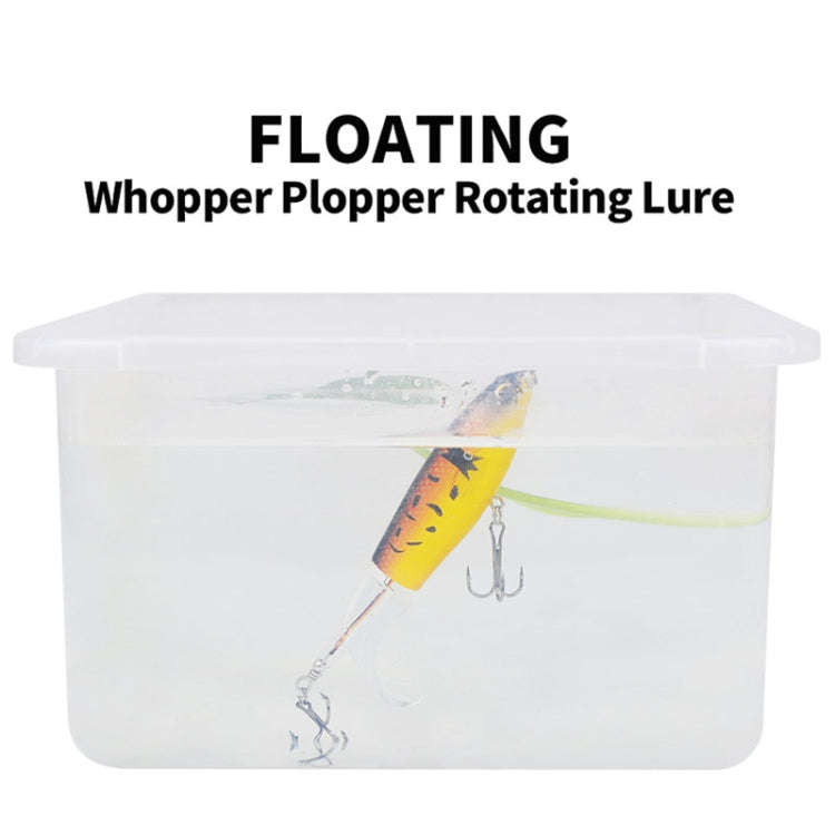 PROBEROS DW601 360 Degree Rotating Propeller Lures Topwater Tethered Tractor Floating Fake Fish B...