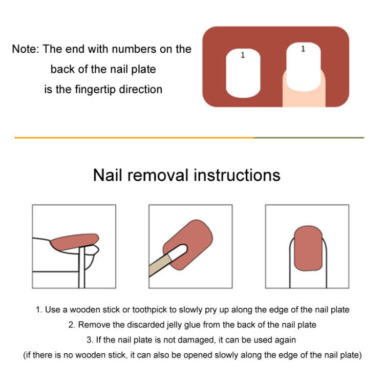 24pcs/box Handmade Nail Glitter Nail Jelly Glue Finished Patch, Color: BY49(Wear Tool Bag)