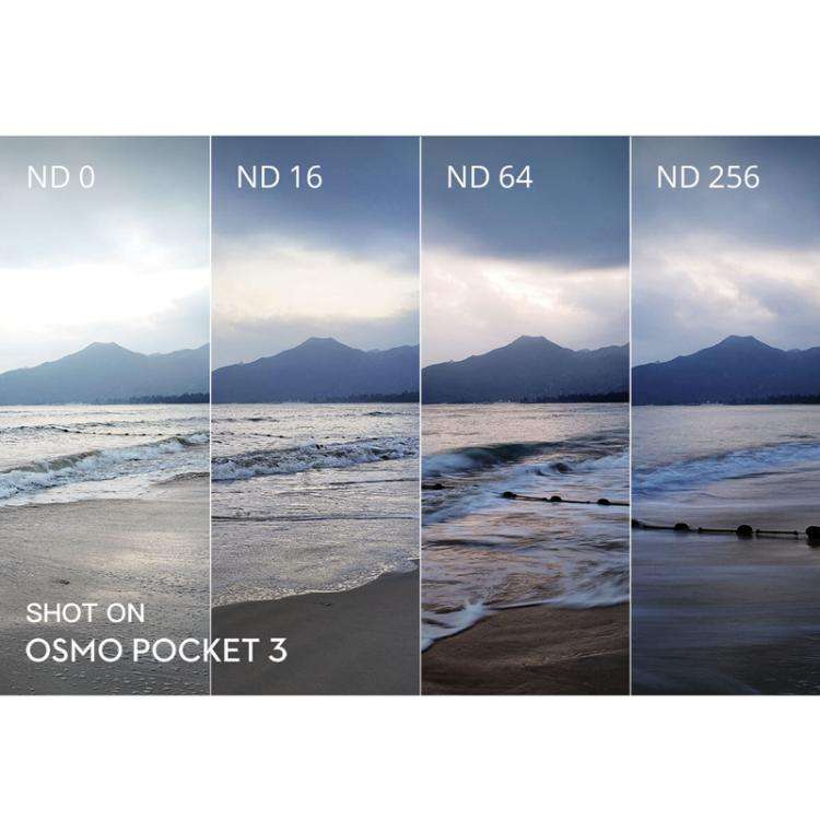 Original DJI Osmo Pocket 3 Magnetic ND Filter Set (ND16 / ND64 / ND256)