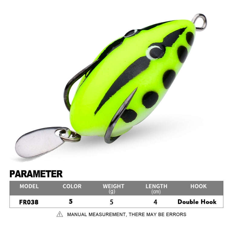 PROBEROS FR038 Simulation Thunderfrog Lure Fake Lure Blackfish Bait Converted Thunderfrog Soft Ba...