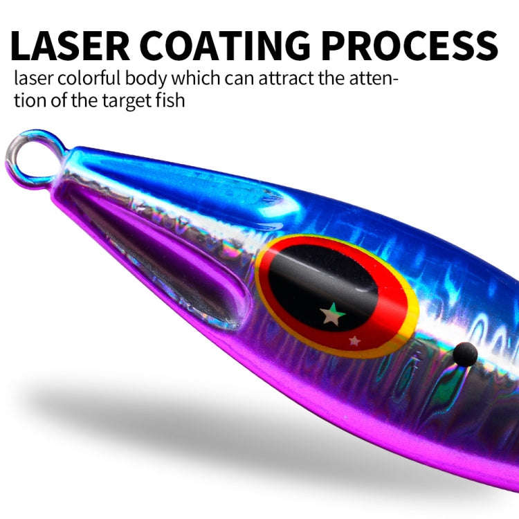 PROBEROS LF124 Deep Sea Iron Plate Lead Fish Fishing Lure Slow Sinking Rocking Luminous Boat Fish...