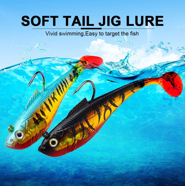 PROBEROS DW6085 Sea Bass Leadfish Soft Lure T-Tail Software Baits Sea Fishing Boat Fishing Bionic...
