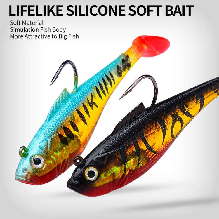 PROBEROS DW6085 Sea Bass Leadfish Soft Lure T-Tail Software Baits Sea Fishing Boat Fishing Bionic...
