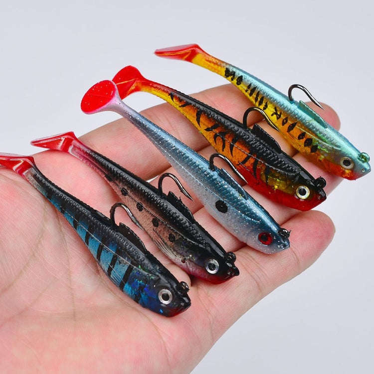 PROBEROS DW6085 Sea Bass Leadfish Soft Lure T-Tail Software Baits Sea Fishing Boat Fishing Bionic...