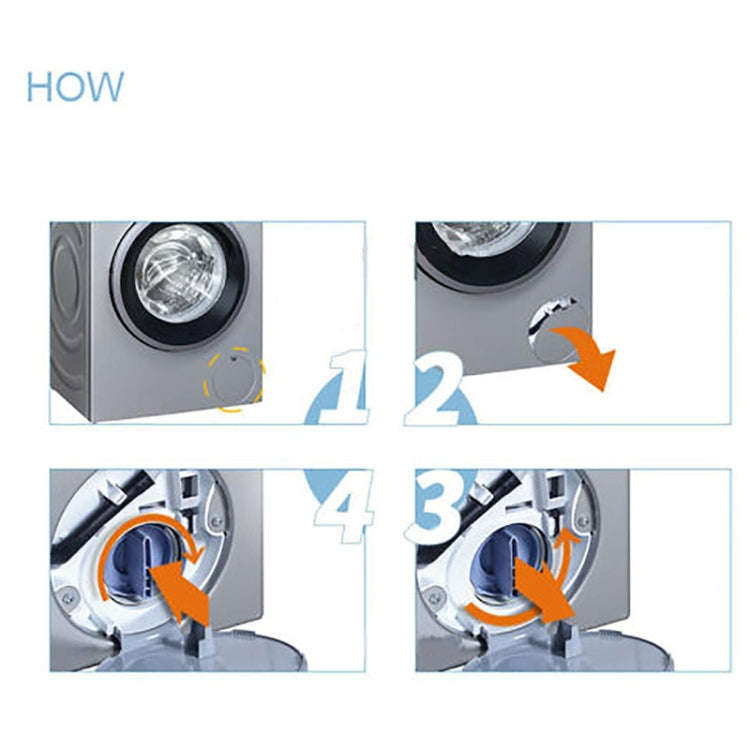 For Siemens Bosch WM1095/1065 WD7205 Washing Machine Drainage Pump Drain Outlet Seal Cover Plug(W...