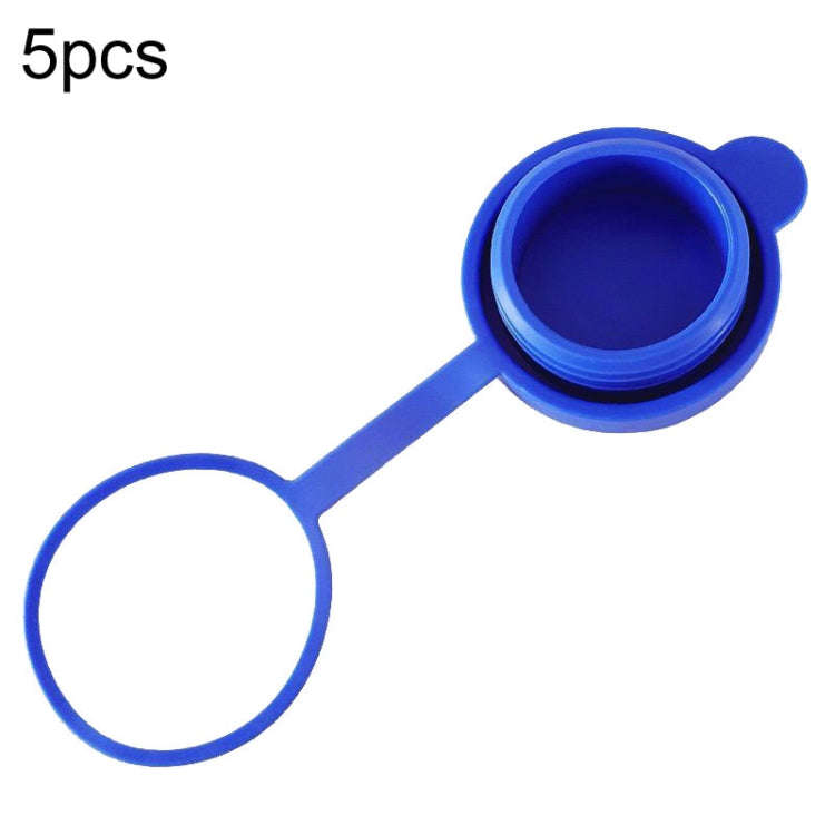 5pcs Household Bottled Water Bucket Lid Pure Water Seal Dustproof Cover(Blue)