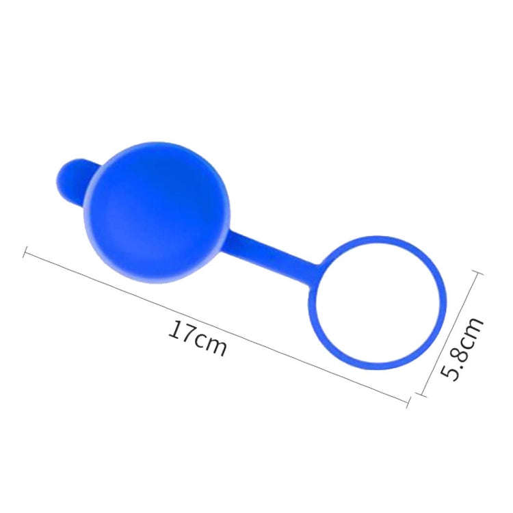 5pcs Household Bottled Water Bucket Lid Pure Water Seal Dustproof Cover(Blue)
