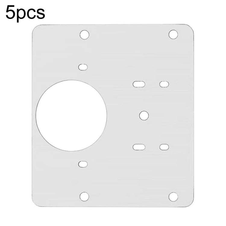 5pcs Cabinet Door Repair Hinge Mounting Plate Hinge Fixing Panel Installing Piece Tool, Size: 80 ...