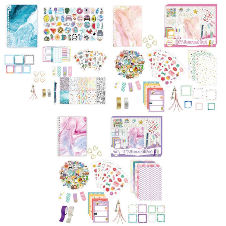 Children DIY Decorative Handbook Scrapbook Stickers(Pink)