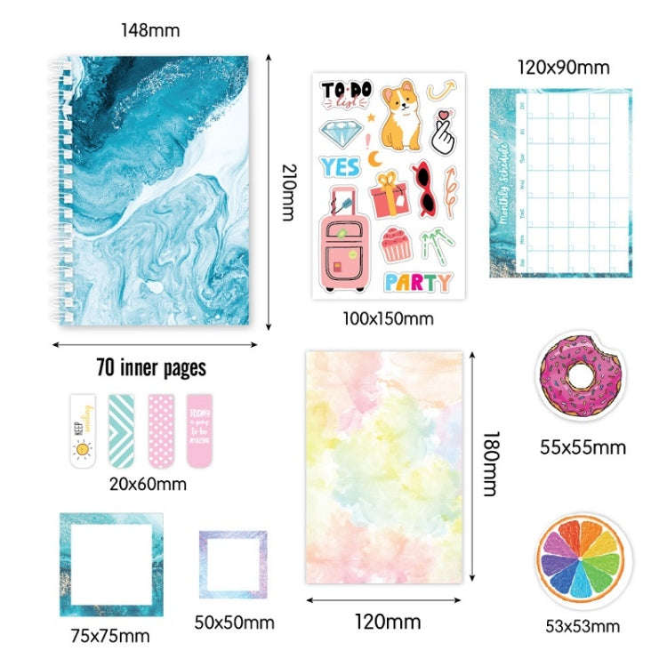 Children DIY Decorative Handbook Scrapbook Stickers(Pink)