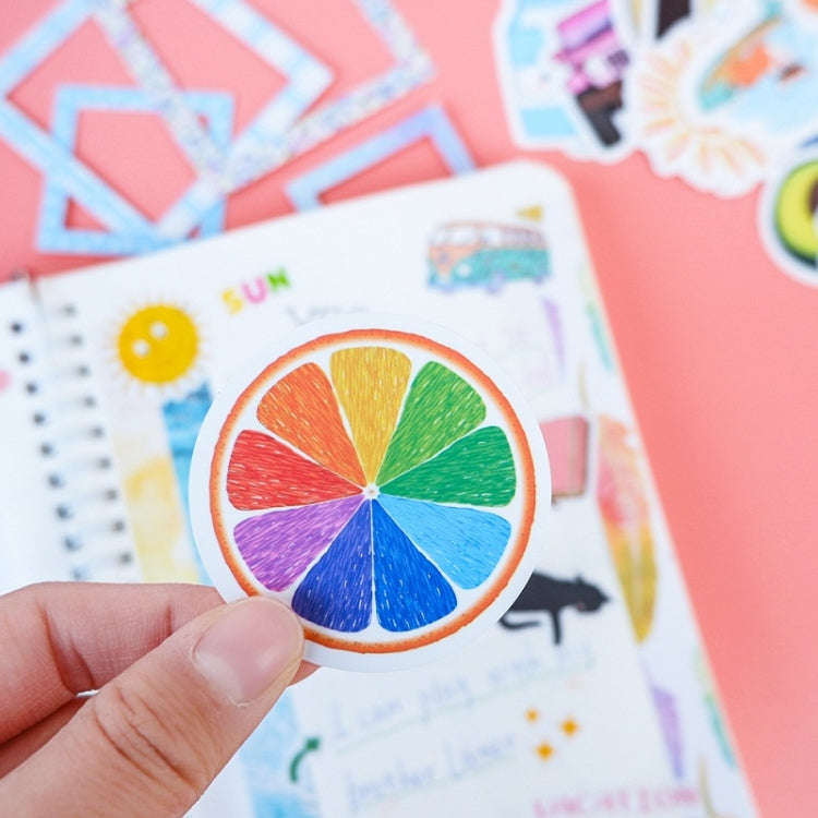 Children DIY Decorative Handbook Scrapbook Stickers(Pink)