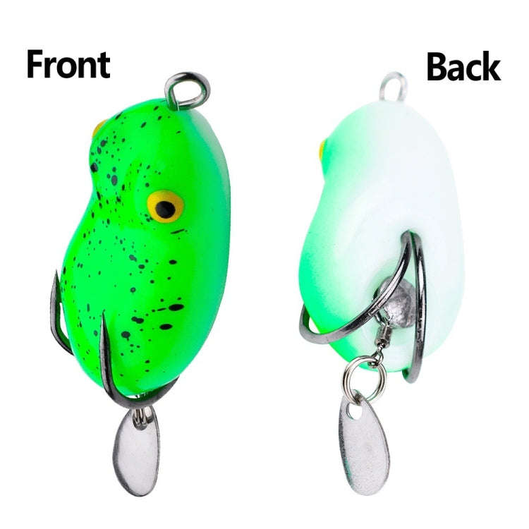 PROBEROS FR039 Mini Thunderfrog Lure Simulation Soft Bait Blackfish Fishing Lure, Size: 7g/4.5cm(...