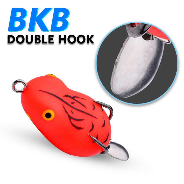 PROBEROS FR039 Mini Thunderfrog Lure Simulation Soft Bait Blackfish Fishing Lure, Size: 7g/4.5cm(...
